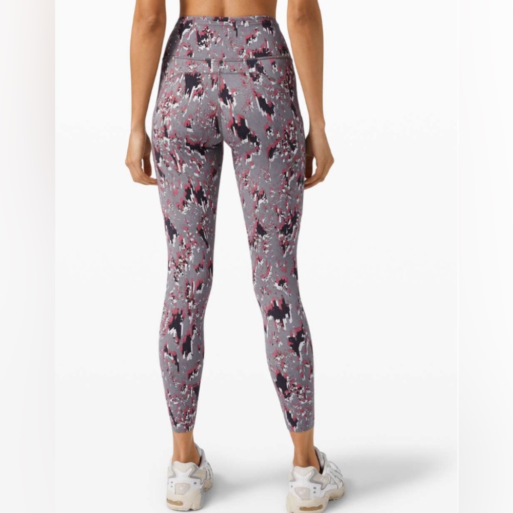 Lululemon Fast Free High Rise Tight  Floral Flux Multi Sz 2